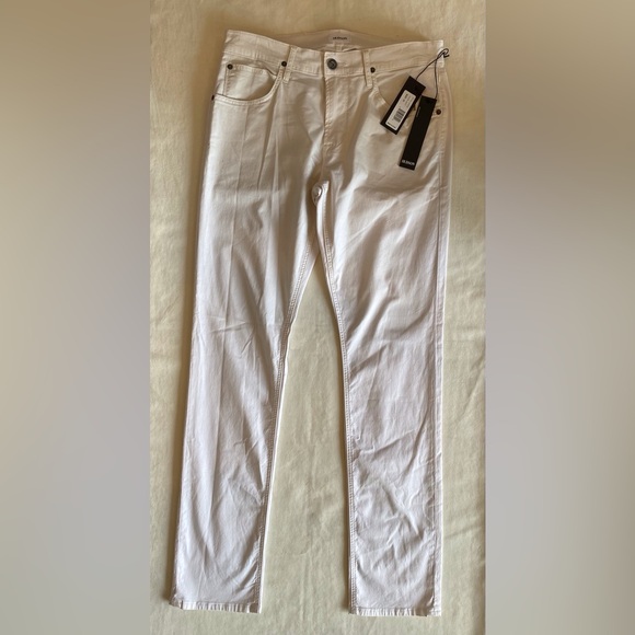 NWT Hudson White Blake Slim Straight Style Pants - Picture 6 of 6